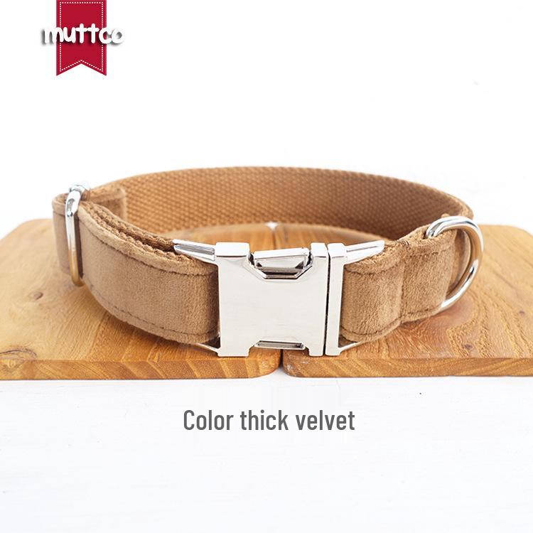 Original Solid Color Pet Dog Collar Tie for Golden Retriever and Teddy, Model UDC-079. Medium