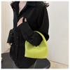 Mini Pu Leather Hobo Top Handle Bag With Zipper Closure Multiple Color Choices For Daily Use Shopping Weekend Trips
