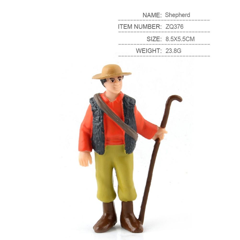 

Модель Люди Фигурки Макет Модель ПВХ Пастух Симуляция ZQ 376