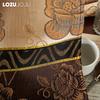 1PC LOZUJOJU 70-80% Blackout European Luxury Jacquard Integrated Curtains for Bedroom Living Room Home Decor
