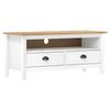Day and Night - Day and Night Hill TV Cabinet Solid White Pine Wood 110x40x47 Cm