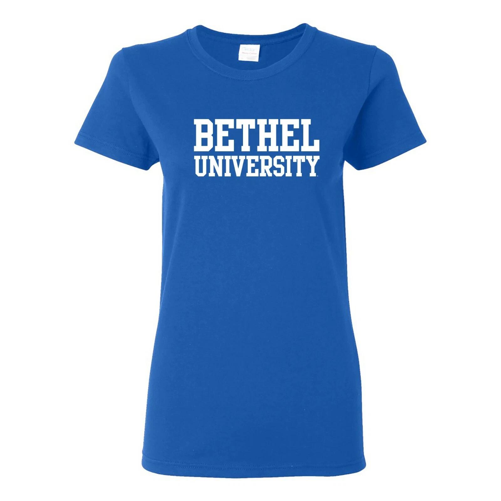 Bethel University Pilots Basic Block Womens Shirt - Royal 2XL