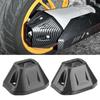 Motorcycle Muffler Exhaust Pipe Tip Cover Glossy Carbon Fiber Black Exhaust Guard Protector Accessories For Honda Click 125 150