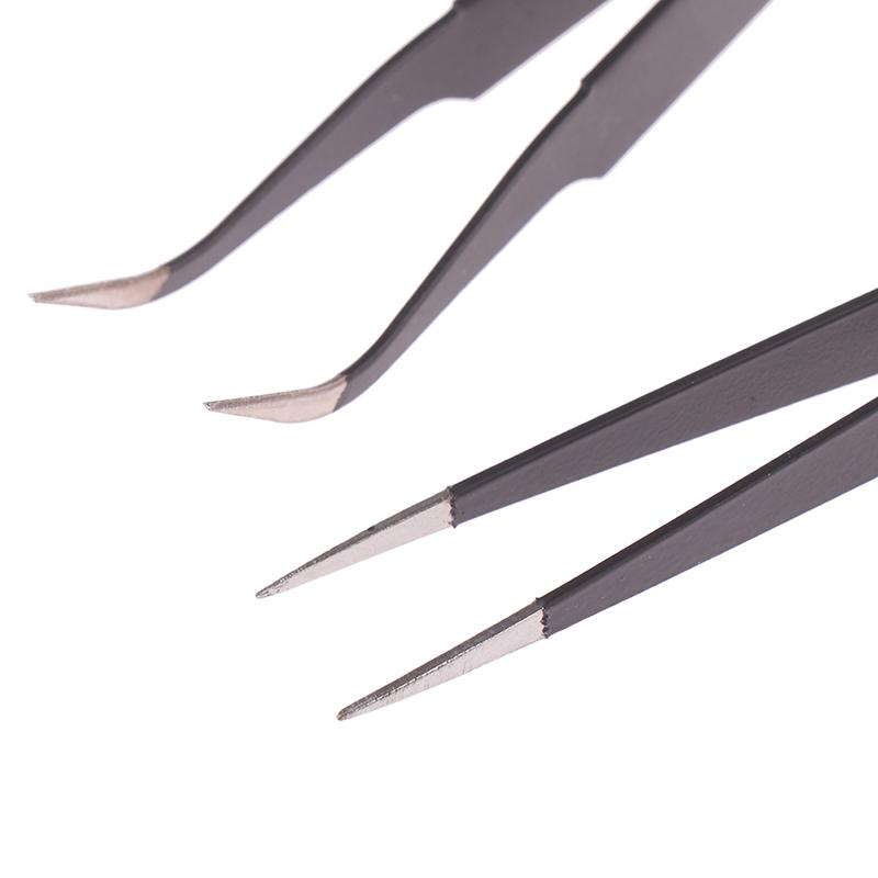 1 Stück Esd-12/15 Pinzette Edelstahl Industriell Antistatisch Kreuzpinzette