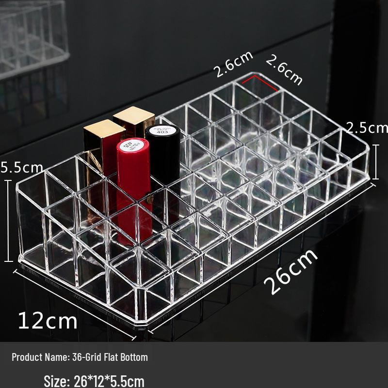 Klarer Acryl-Lippenstift-Displayständer - Mehrloch-Organizer für Kosmetik