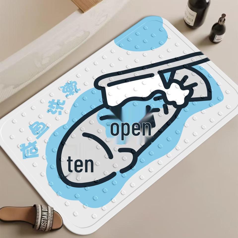 Anti-Slip Baby & Pregnant Women Bath Mat with Suction Cups for Bathroom Safety