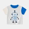 Neue Sommer-Kinderkleidung Jungen-T-Shirt Kurzarm Kinder-Strickshirt