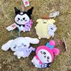 Adorable Plush Toy Gift Cute Round Kuromi Melody Cinnamoroll Pudding Bear