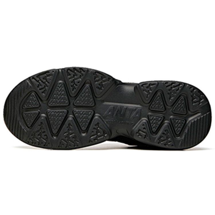 Anta Wygodne Trwałe Lekkie Niskie Buty Ojca Damskie Sneakersy Czarne 92938862-11