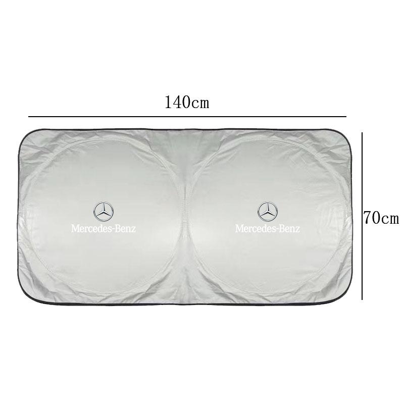 TGM3 Summer Car Interior Front Window Sunshade UV Protection Auto Sticker For Mercedes Benz W205 C300 W203 W206 W108 W124 W126 W140 W