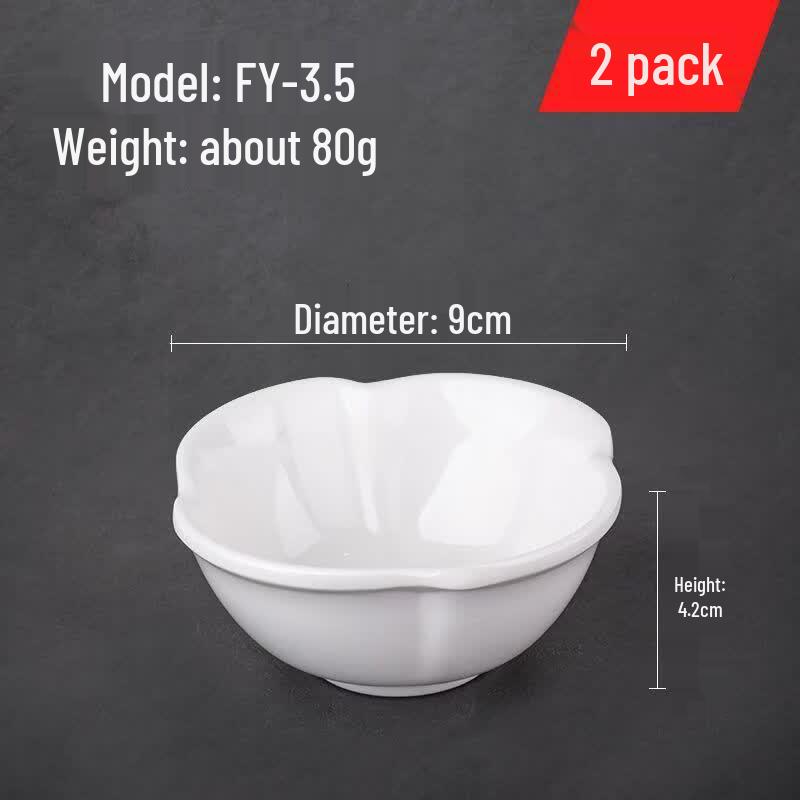 ZISIZ Melamine Polygon Dipping Dish