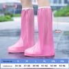 Unisex High-Top Waterproof Shoe Covers: Non-Slip, Thickened, Wear-Resistant, Sandproof & Snowproof Rain Boots.