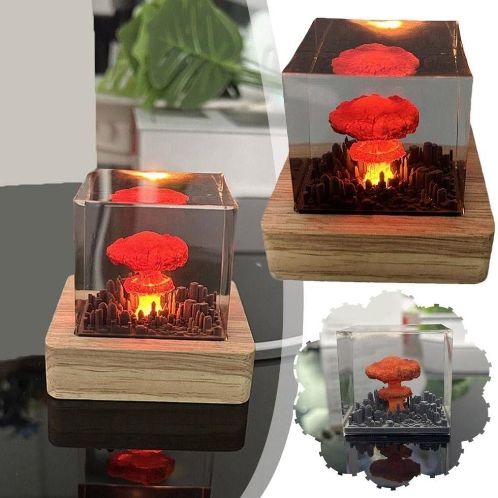 

USB-лампа с грибным облаком, перезаряжаемый 3D-ночник, новый ночник, рождественские подарки