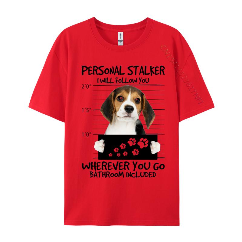 

Beagle Shot Tshirt Beagle Dog I Will Follow You Mens T Shirts Personalized Tops Tees Fitted Preppy Style S