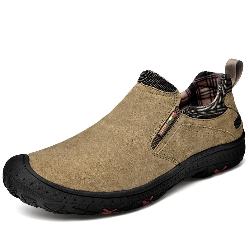 Men's Leather Shoes Classic Slip-on Flat Loafers Summer Casual Shoes Soft Sole Men Sneakers Moccasin Loafers for Men