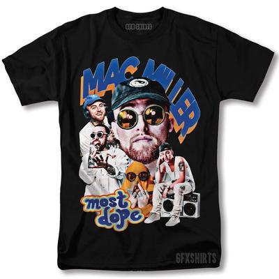 Mac Miller Shirt Concert Tour Promo Merch Tee Vntg Graphic Design T-Shirt
