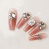 20Pcs Mini Nail Charms Alloy Art Bow With Pearls Diy Decoration Exquisite  Accessories Nail Charm