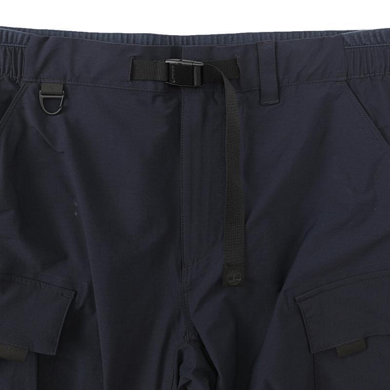 Timberland Solid Color Lace-Up Comfortable Fashion Knitted Sports Pants Men Pants Dark-Blue A6VBT-433