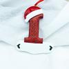 Beautifully Handpainted Crafted Resin Christmas Ornaments With 26 Alphabet Letters A To Z For Decor Stylish