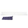 1/4Pcs Mahjong Rack with Magnetic Pusher & Storage Bag, Scalloped Acrylic Mah Jongg Tile Holder Pusher Bar, Gift for American Mahjong Players