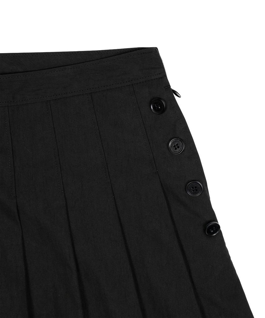 The Coldest Moment Tcm Skirt Layered Pants (Black)