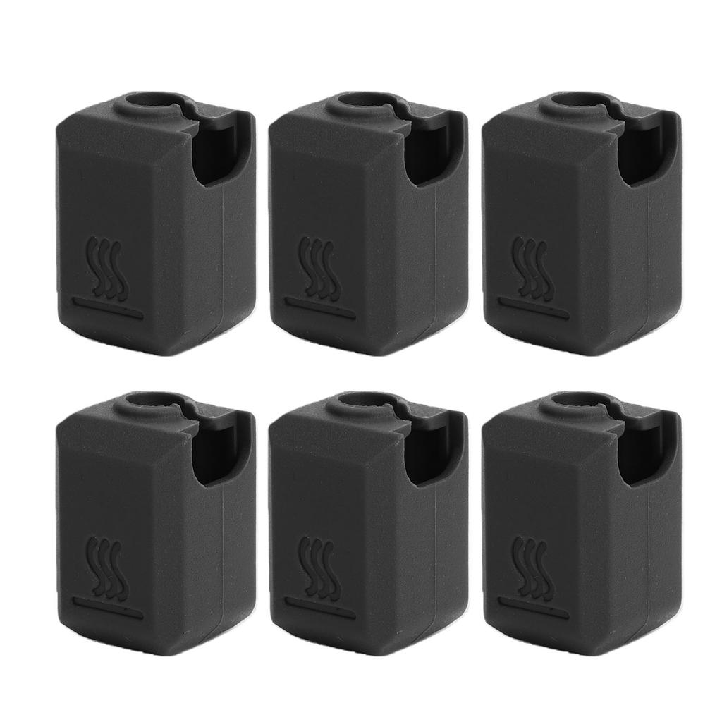 6Pcs Hotend Silicone Case Fit for SNAPMAKER U1 3D Printer High Temperature Proof Insulated Cover Sleeve Replacement