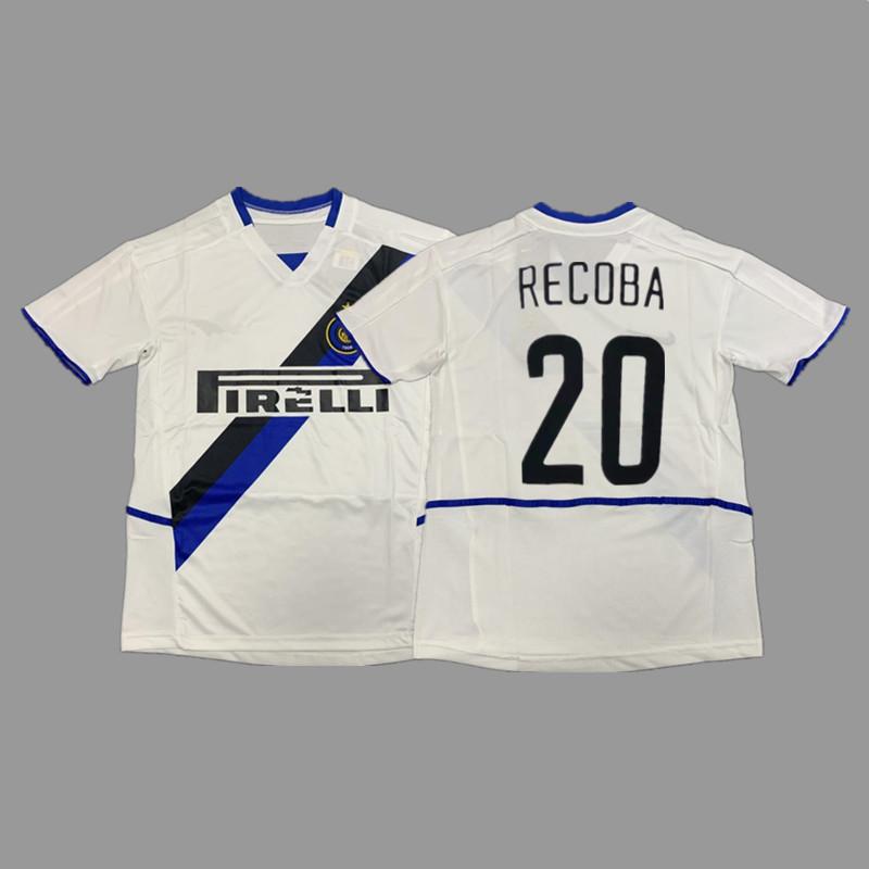Inter Retro Jersey Football Jersey Classic Baggio Ronaldo Zanetti Figo Adriano Jersey