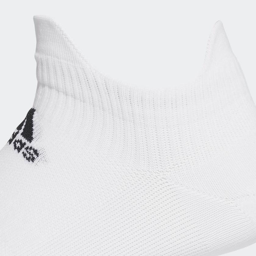 adidas Alphaskin No Show Socks 'White' Men's FK0957