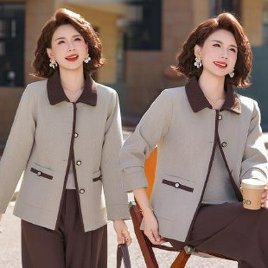 Spring 2026 Chinese Women s National Style Jacket: High-End, Trendy Short Outerwear 2XL
