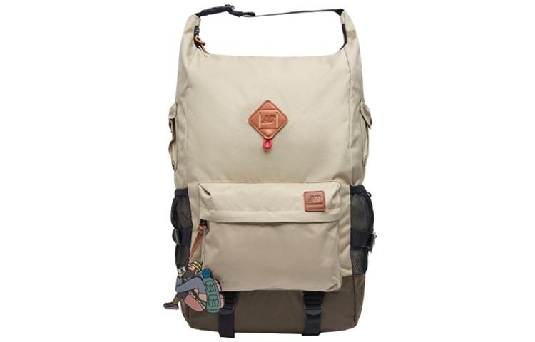 New Balance × JHI Collaboration Fabric Handheld Backpack Regular Unisex Ecru GCA89113-BEI