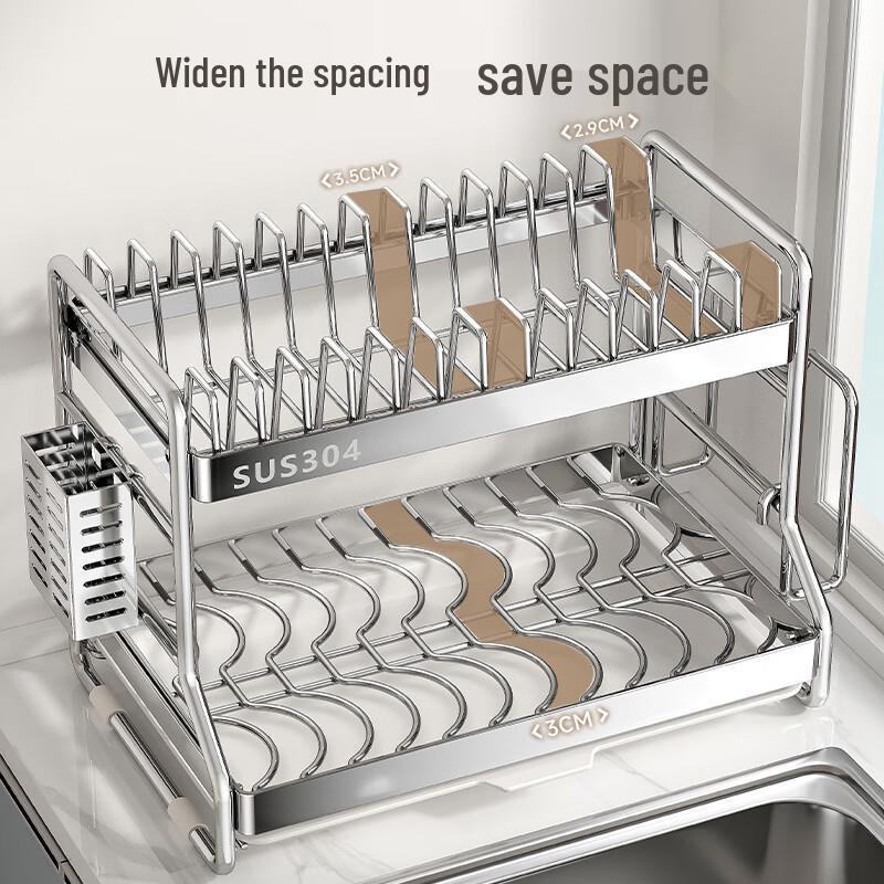304 Stainless Steel Kitchen Dish Drying Rack