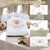 Decorazione Booth Fotografico Matrimonio a Grande Capacità Audio Guestbook Telefono con Funzione di Registrazione Vocale Firme