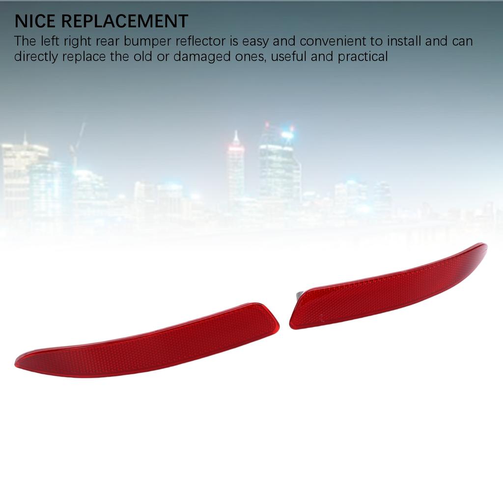 Left Right Rear Bumper Reflector Replacement for X5 E70 2006 2013 63217158949 63217158950