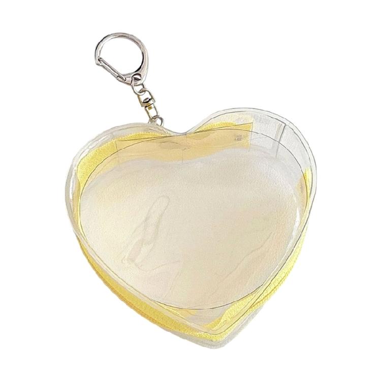 Bolsa Transparente para Exhibición de Figuras con Llavero Bolsas Portátiles Pequeñas para Guardar Muñecas Estuche Portátil con Llavero Regalo para Mujeres