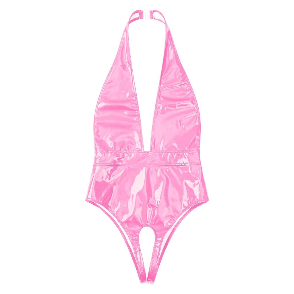 Dámská kombinéza Wetlook Latex Latex Body Body na spaní Pole Dance Nightclub Outfit