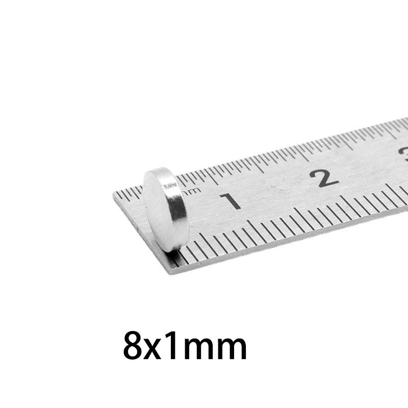 

20/50pcs Ultra-Thin Precision 8x1mm & Standard Strong 10x3mm Magnets Dual-Upgrade Set for Complete Solutions Discs
