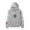 Record of Ragnarok Lu Bu Vollfarbiger Anime Hoodie Japanischer Drachen-Ärmeldruck Lässiger Pullover mit langen Ärmeln Sweatshirt