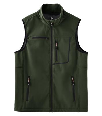 Colete casual para golfe ao ar livre, jaqueta sem mangas, forro escovado, proteção contra o frio, à prova de vento, multifuncional, quente, estiloso, pesca, caminhada, corrida