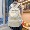 The new Japanese ins high-value, fresh, sweet and cute star backpack for junior high school students, large-capacity backpack for women