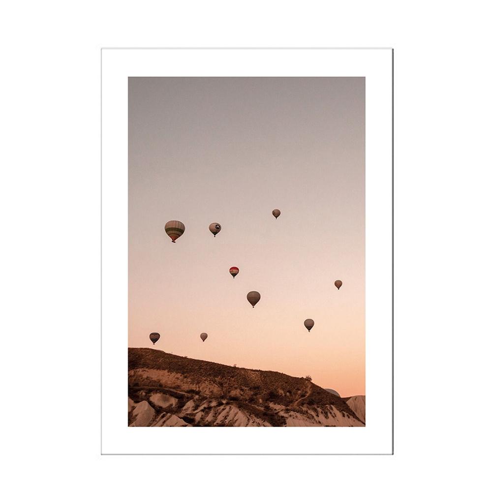 Taj Mahal plakatutskrift Beige lerretskunst Veggmaleri Dahlia Vase Palmeblad Veggmaleri Stue Nordic Living Room Home Decoration