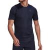 Adidas T Shirts Men's Navy Blue Crew Neck Moderate Straight Fit HC0408