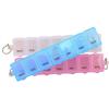 1PCS 4 Row 28 Squares Weekly 7 Days Tablet Pill Box Holder Medicine Storage Organizer Container Case