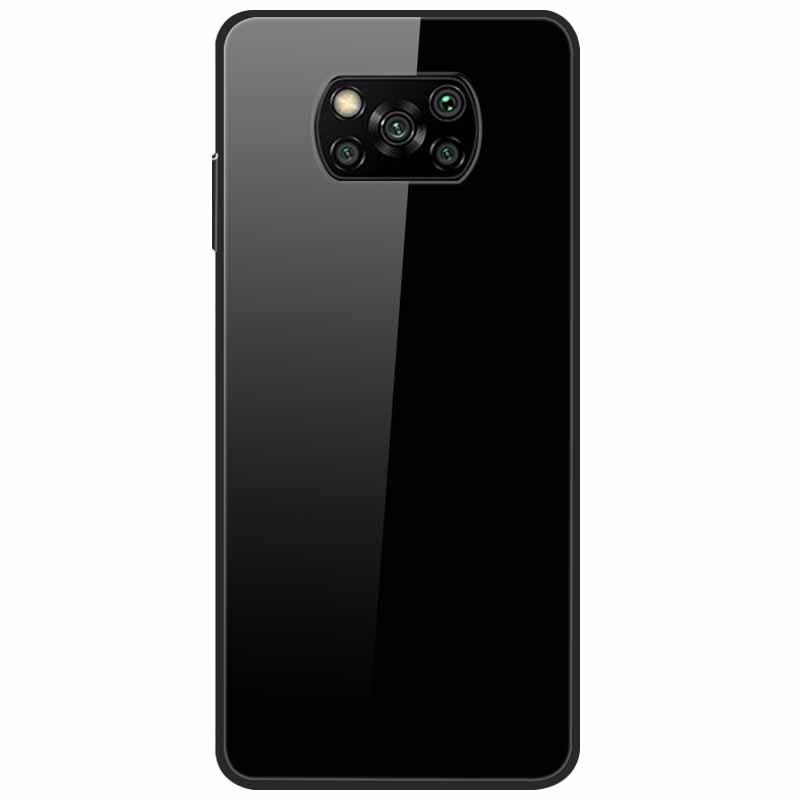 Etui na Poco X3 Pro Modne Urocze Szkło Hartowane Luksusowe Pokrowce Coque dla Xiaomi Poco X3 NFC Etui PocoX3 X 3 Zderzak Ochronny
