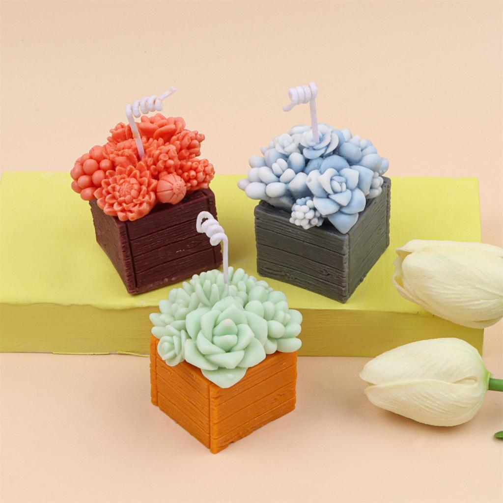 Candle Mould Resin Casting Molds DIY 3D Silicone Mould Geometric Candle Mold Silicone Mold Handicrafts for Candle Making