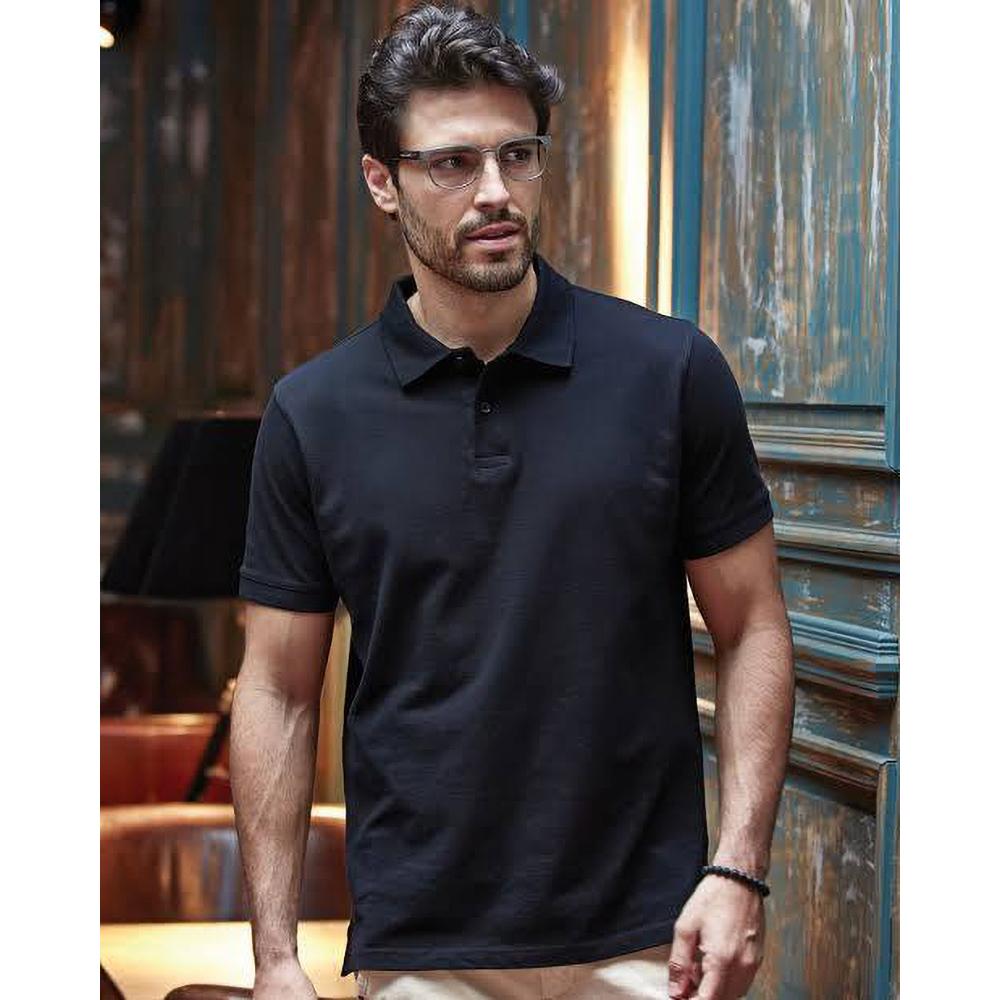 Tee Jays Mens Heavy Pique Short Sleeve Polo Shirt