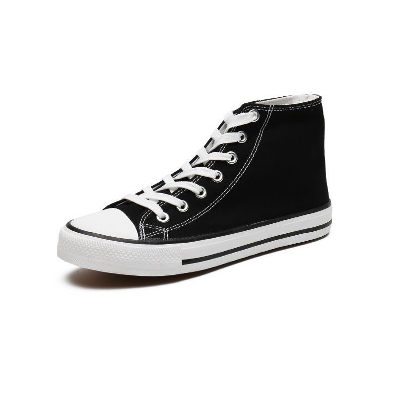 Retro Classic High-top Canvas Shoes Men's Shoes Casual Versatile College Style Couple Shoes Student Shoes Rubber Shoes Skateboard Shoes