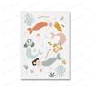 Stampe per Nursery Stile Boho Sole Arcobaleno Faro Palloncini Gialli Ragazza Poster Gelato Sirena Quadri Artistici Estetici Pittura Murale