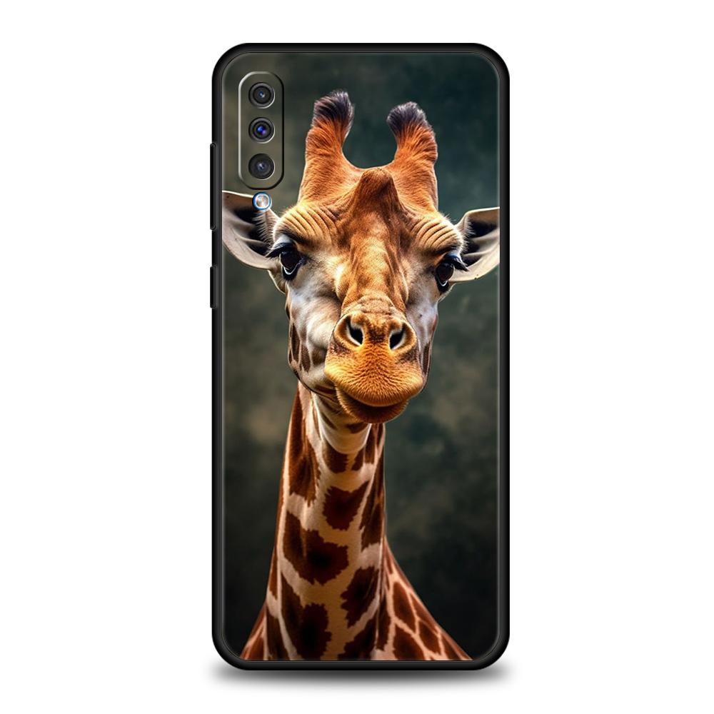 giraffe illustration Phone Case For Samsung A56 A36 A26 A24 A16 A14 A12 A32 A50 A70 A20E A22 A40 A34 A54 A42 A52 5G A06 Cover
