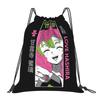 Custom Demon Slayers Drawstring Bags Women Men Lightweight Kokushibo Sports Gym Storage Backpack