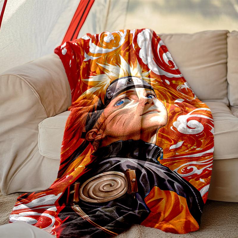 1pc Naruto Blanket, Cozy Printed Throw Blanket, A Heartfelt Gift for Your Family and Friends